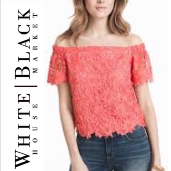 White House Black Market Tops - White House Black Market off-the-shoulder Top NWOT